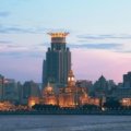 The dazzling Pudong skyline viewed from The Bund at night, featuring the illuminated Oriental Pearl Tower, a must-see sight for anyone visiting Shanghai in 2025.