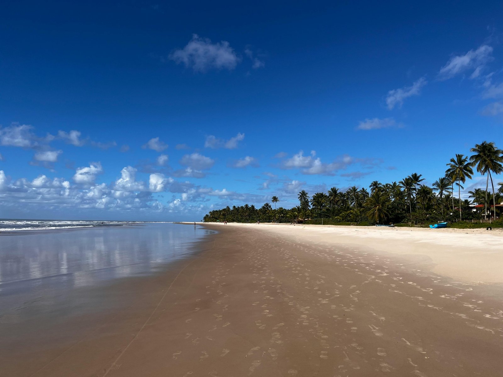 Stunning tropical paradise beach with pristine white sand, crystal-clear turquoise water, and palm trees, representing the ultimate escape for your travel-quests.com dream vacation.