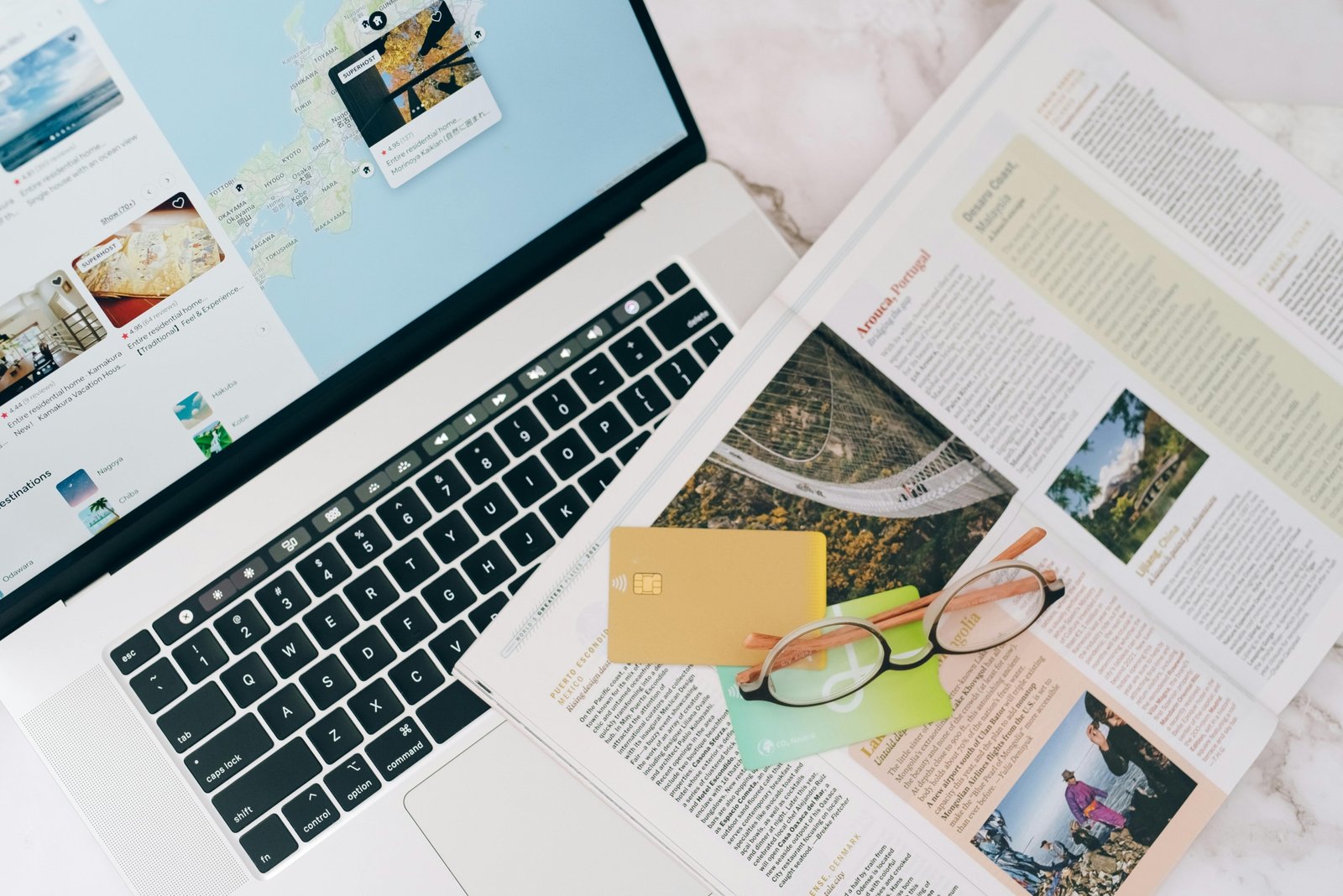 Happy traveler researching a dream trip to Spain on a laptop, utilizing an online Spain travel forum for personalized, up-to-date advice.