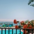 A vibrant illustration or collage of diverse August travel destinations, including European cities, sunny beaches, and adventurous landscapes, inspiring the perfect summer holiday.