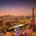 Vibrant image showcasing a diverse collection of iconic American cityscapes and landmarks, representing the best cities to travel to in the US for cultural exploration and unforgettable adventures.