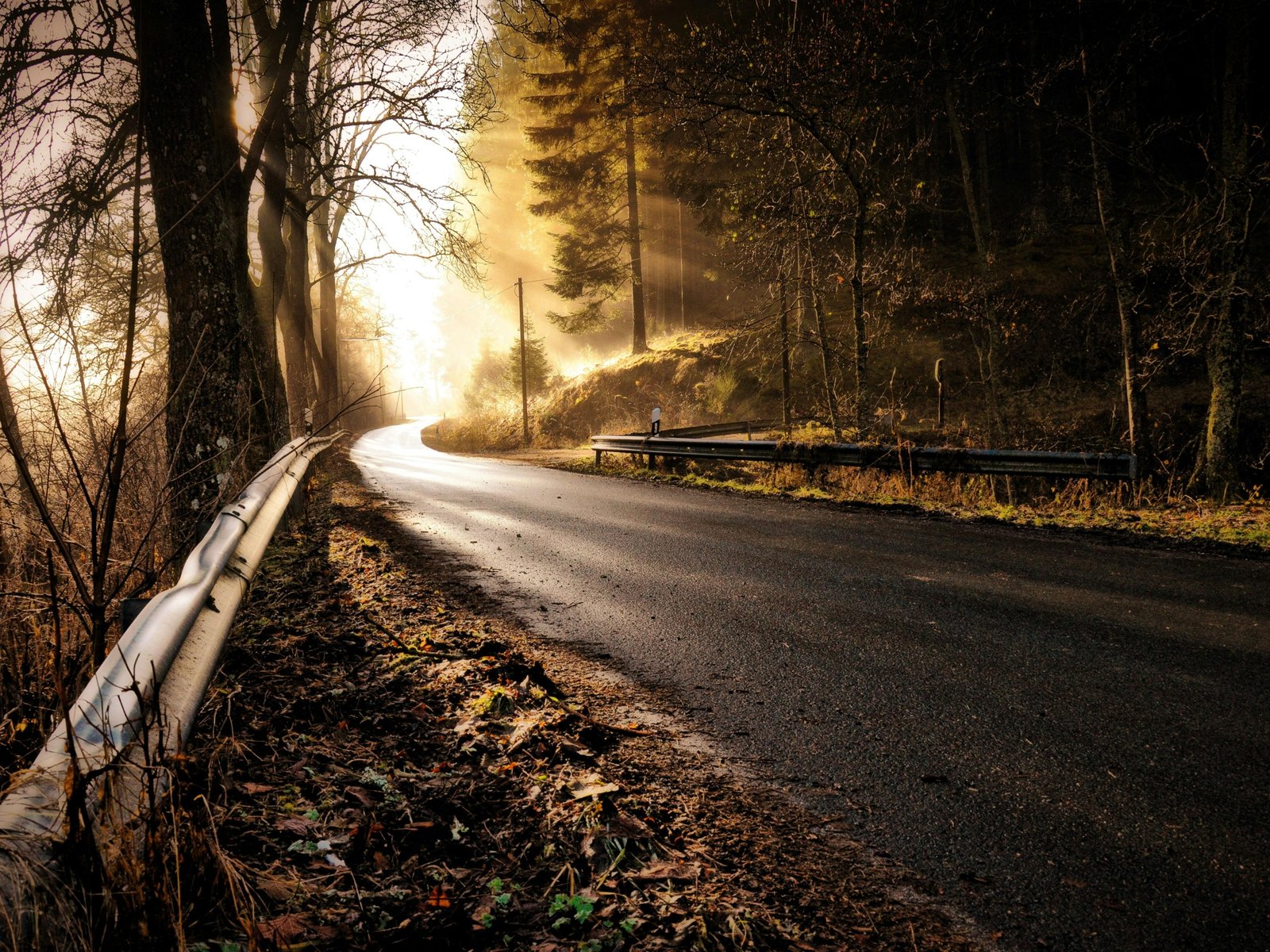 Beautiful landscape of an open road leading towards a sunrise, symbolizing safe travels, good wishes, and new adventures for a memorable journey, as discussed in the article about finding perfect travel images.