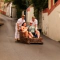 Traveler happily planning an authentic cultural adventure, utilizing smart tips to create a memorable and enriching travel experience.