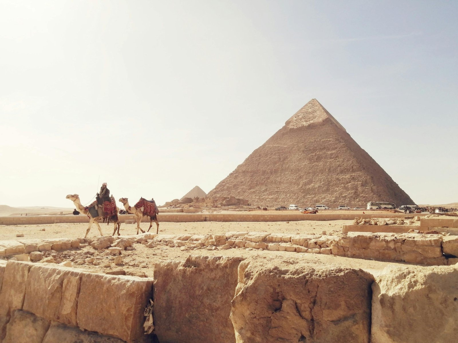 Diverse landscape representing a combined Africa and Middle East travel itinerary, featuring ancient historical sites, desert vistas, and vibrant wildlife, ideal for an epic adventure.