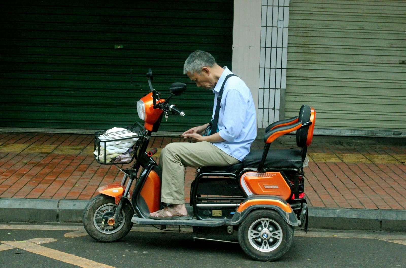 Go Go Elite Traveler portable mobility scooter providing independence and freedom for a senior person traveling or navigating daily life.