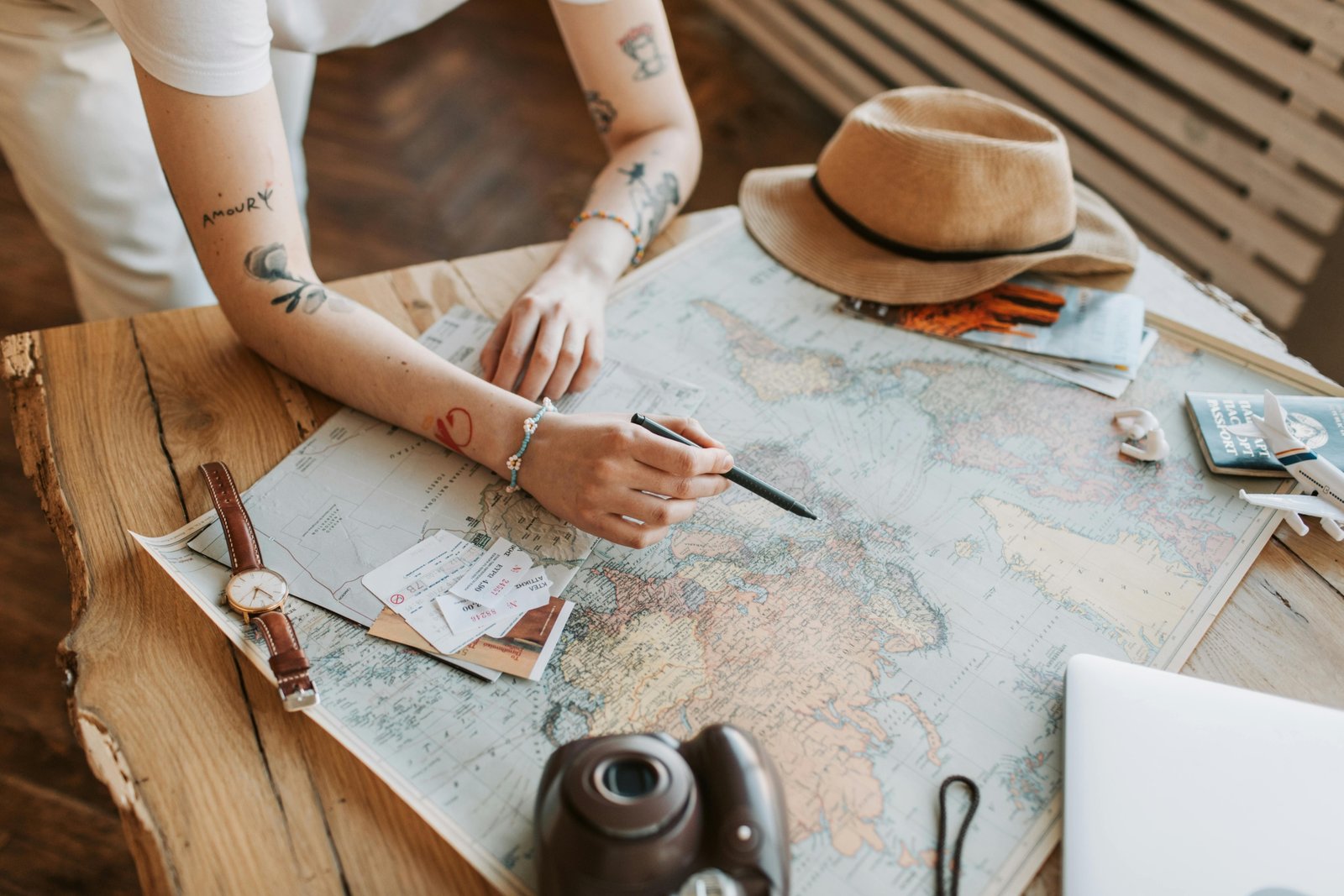 Lawful Permanent Resident (LPR) holding a U.S. Green Card and passport, reviewing essential travel documents for international journeys and complying with immigration rules.
