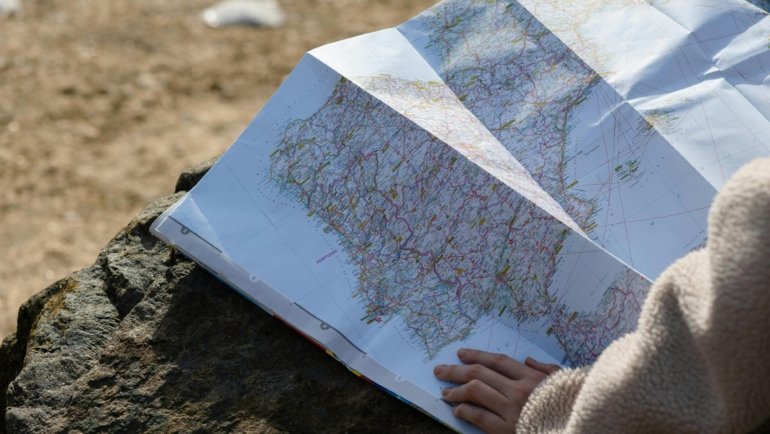 Ancient map illustrating Jesus' travels and ministry across the Holy Land, highlighting key regions like Galilee, Judea, and Samaria, essential for understanding biblical journeys.