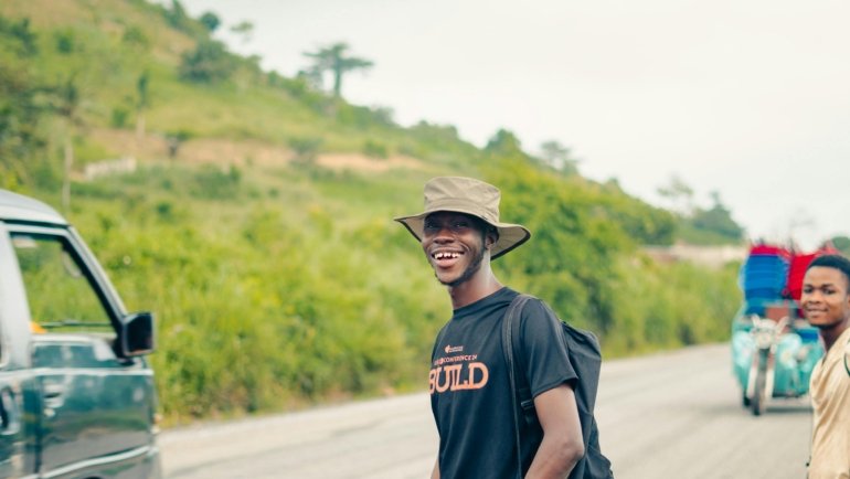 Happy travelers on a comfortable Perkiomen Tours & Travel motorcoach, enjoying a scenic group bus tour across North America.