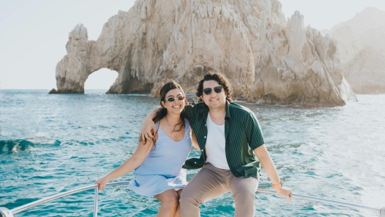 Happy diverse travelers experiencing a stunning dream destination, embodying Travel Travel Inc's promise of personalized, stress-free, and unforgettable journeys.