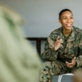 Veteran traveling for VA healthcare appointments, showing the financial support and reimbursement benefits provided by the VA travel pay program for essential medical care.