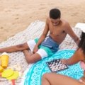 Portable travel chess set with magnetic pieces on a scenic adventure backdrop, symbolizing strategic thinking and exploration.