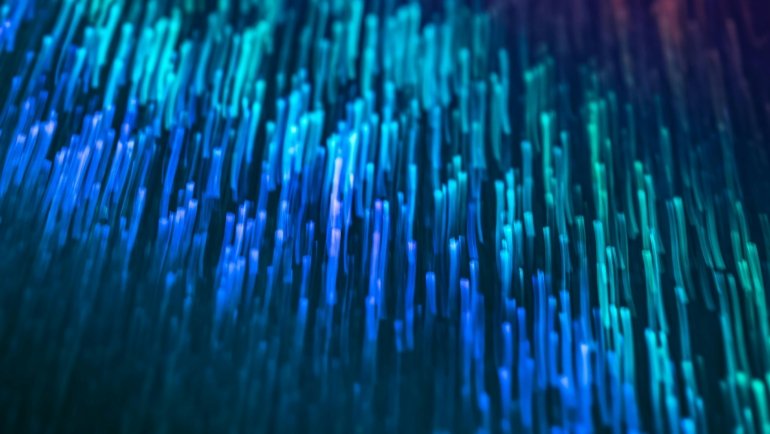 Dynamic visualization of sound waves traveling rapidly through air, illustrating the actual speed of sound at over 760 miles per hour and debunking the myth that sound travels a mile a minute.