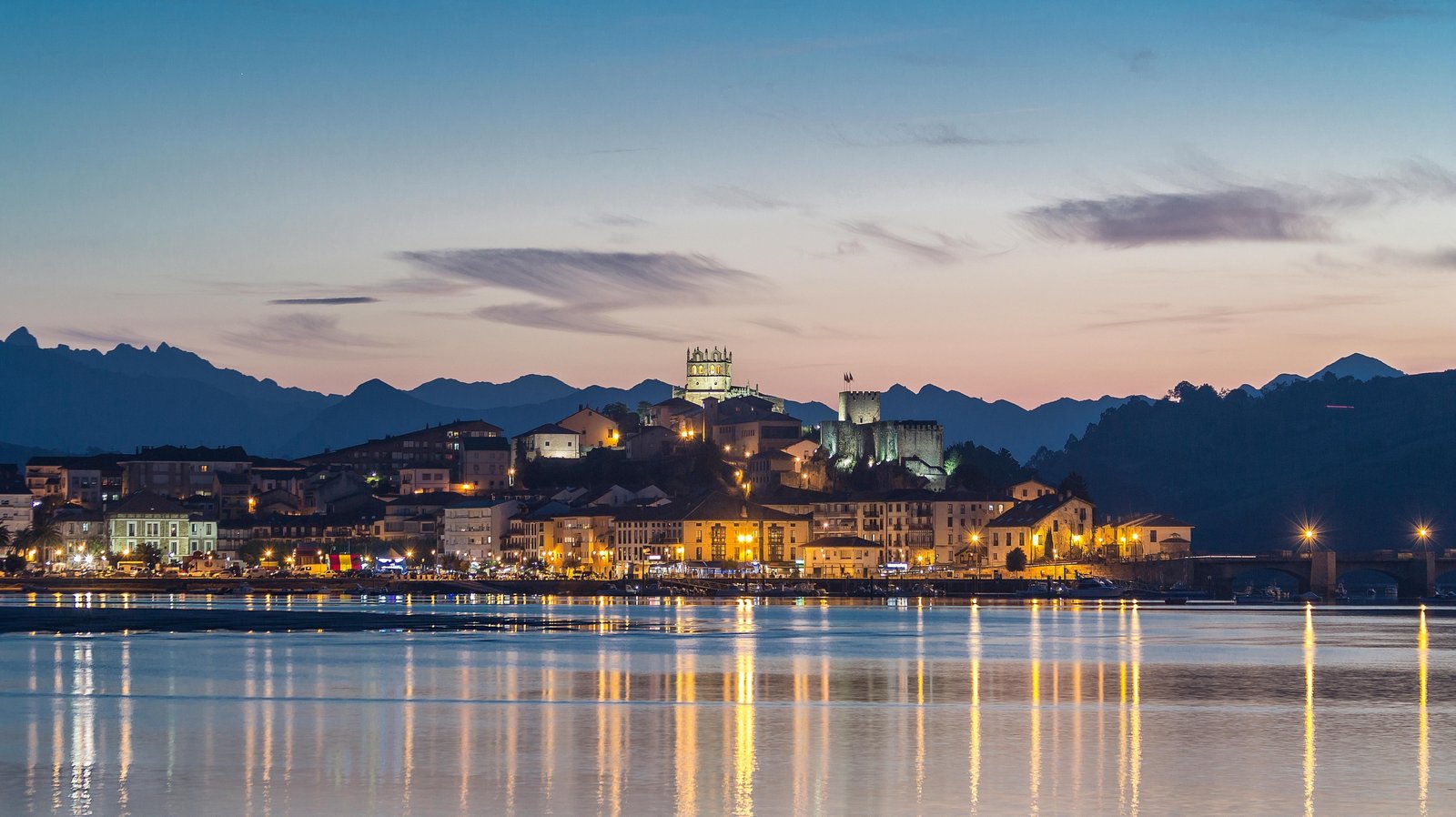 Scenic view of Northern Spain coastline and mountains highlighting cultural and natural attractions for travel itinerary