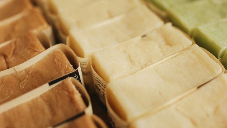 Compact travel soap bars packed in luggage for convenient and eco-friendly hygiene during trips