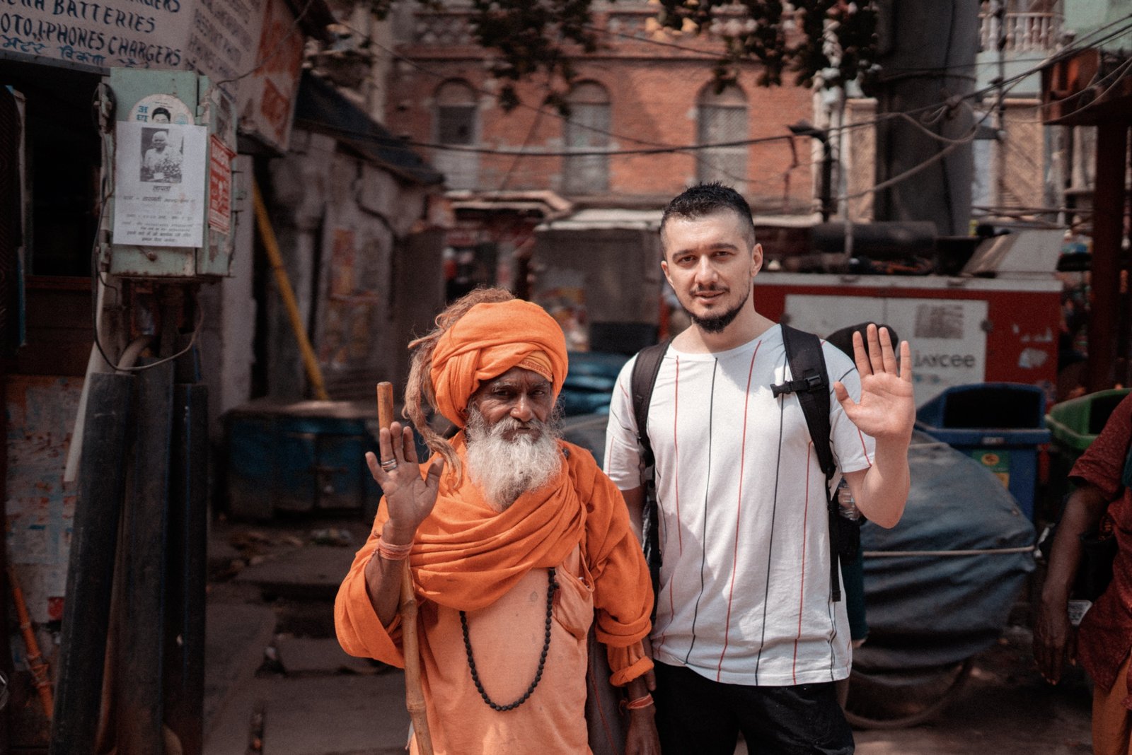 mindful traveler connecting with local culture during intentional travel experience