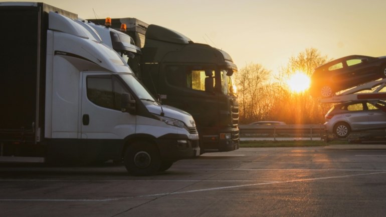 Tyler Travel Center truck stop with fuel pumps, dining options, and rest areas along Texas highway