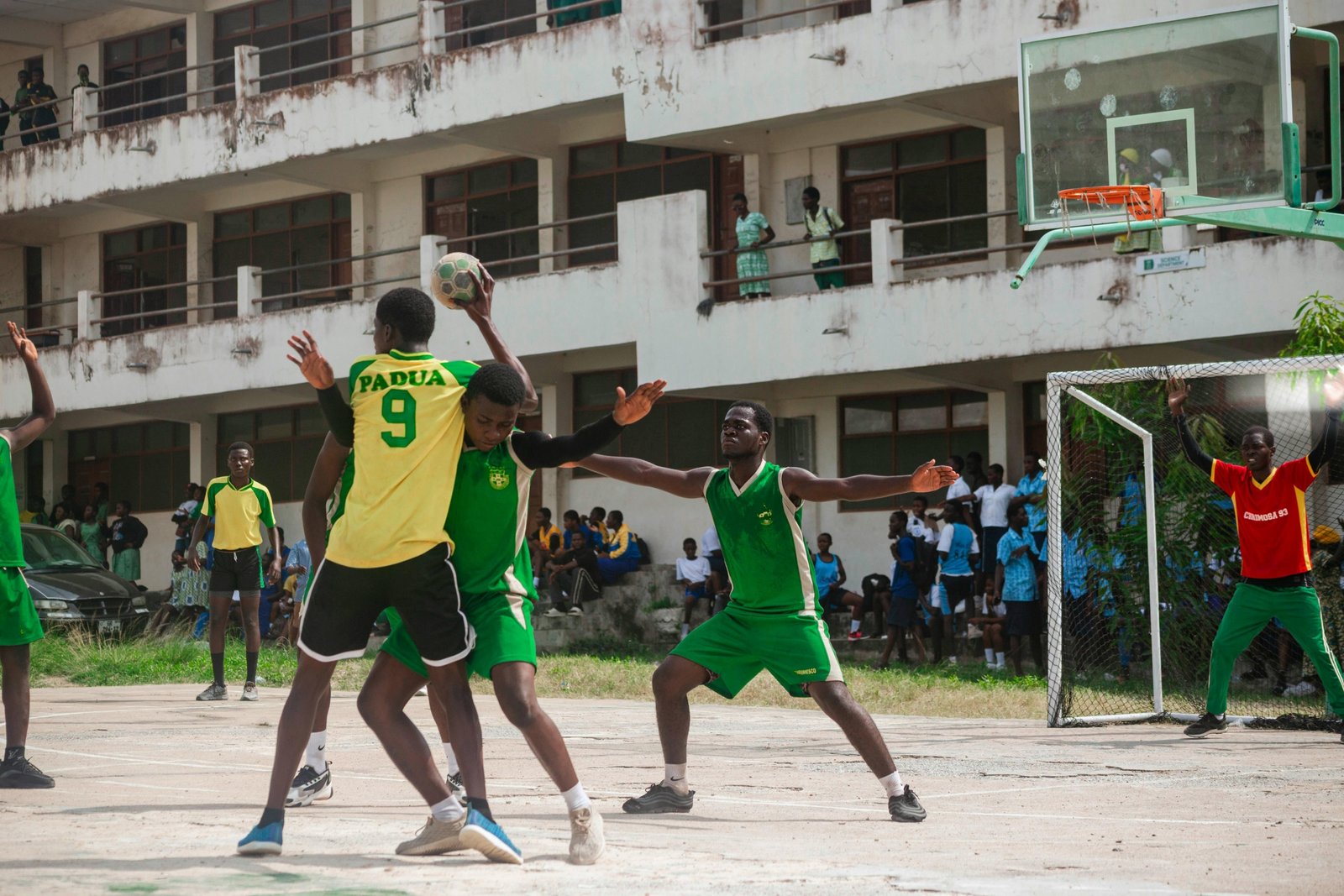 Young athletes competing in a travel sports tournament, highlighting teamwork and competitive youth sports environment