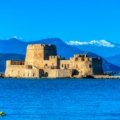 Stunning Mediterranean coastal landscape featuring landmarks from Italy and Greece symbolizing travel and culture in 2026