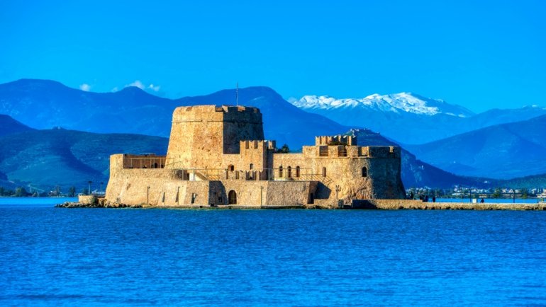 Stunning Mediterranean coastal landscape featuring landmarks from Italy and Greece symbolizing travel and culture in 2026
