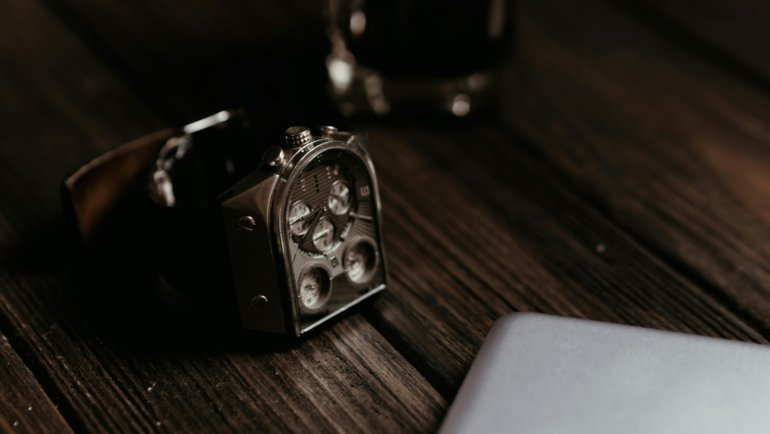 Compact travel watch case holding multiple luxury watches securely with soft padding and durable exterior