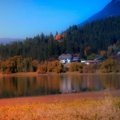 Scenic collage of Canada’s four seasons featuring spring flowers, summer adventures, autumn leaves, and winter snow sports
