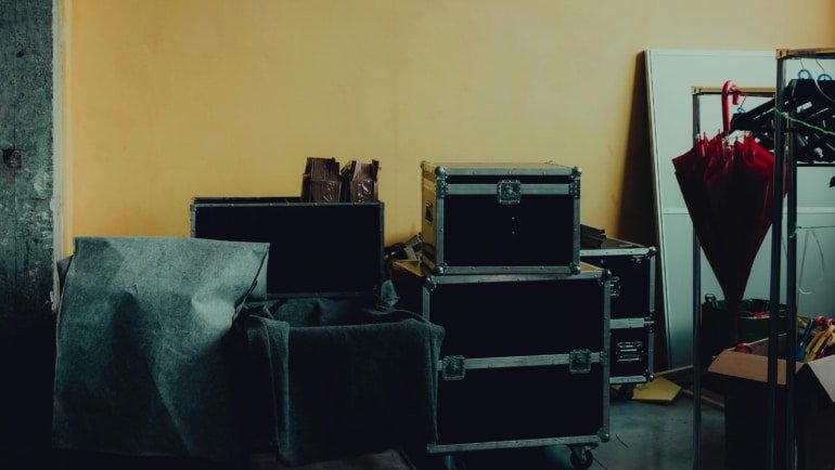 Sturdy bike packed securely in a hard shell travel case for safe air travel