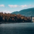 Scenic view of British Columbia landscape with mountains, forests, and ocean representing top travel destinations