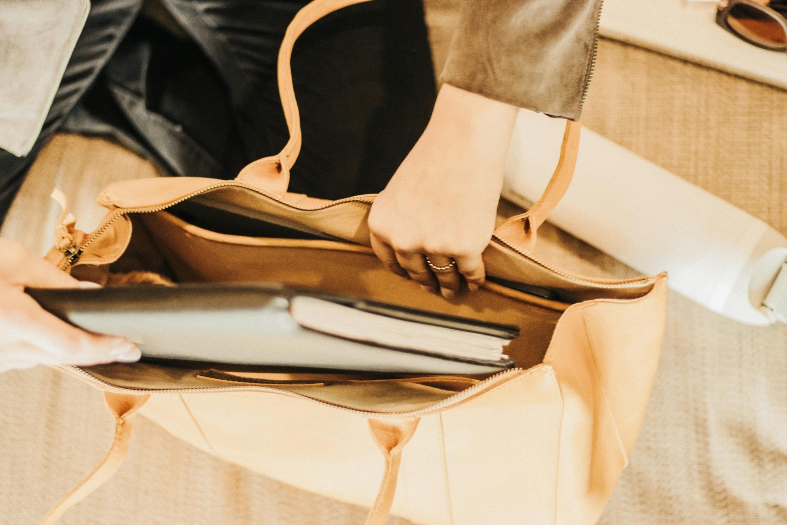 Elegant women's leather travel bag showcasing durability and style, perfect for versatile travel needs