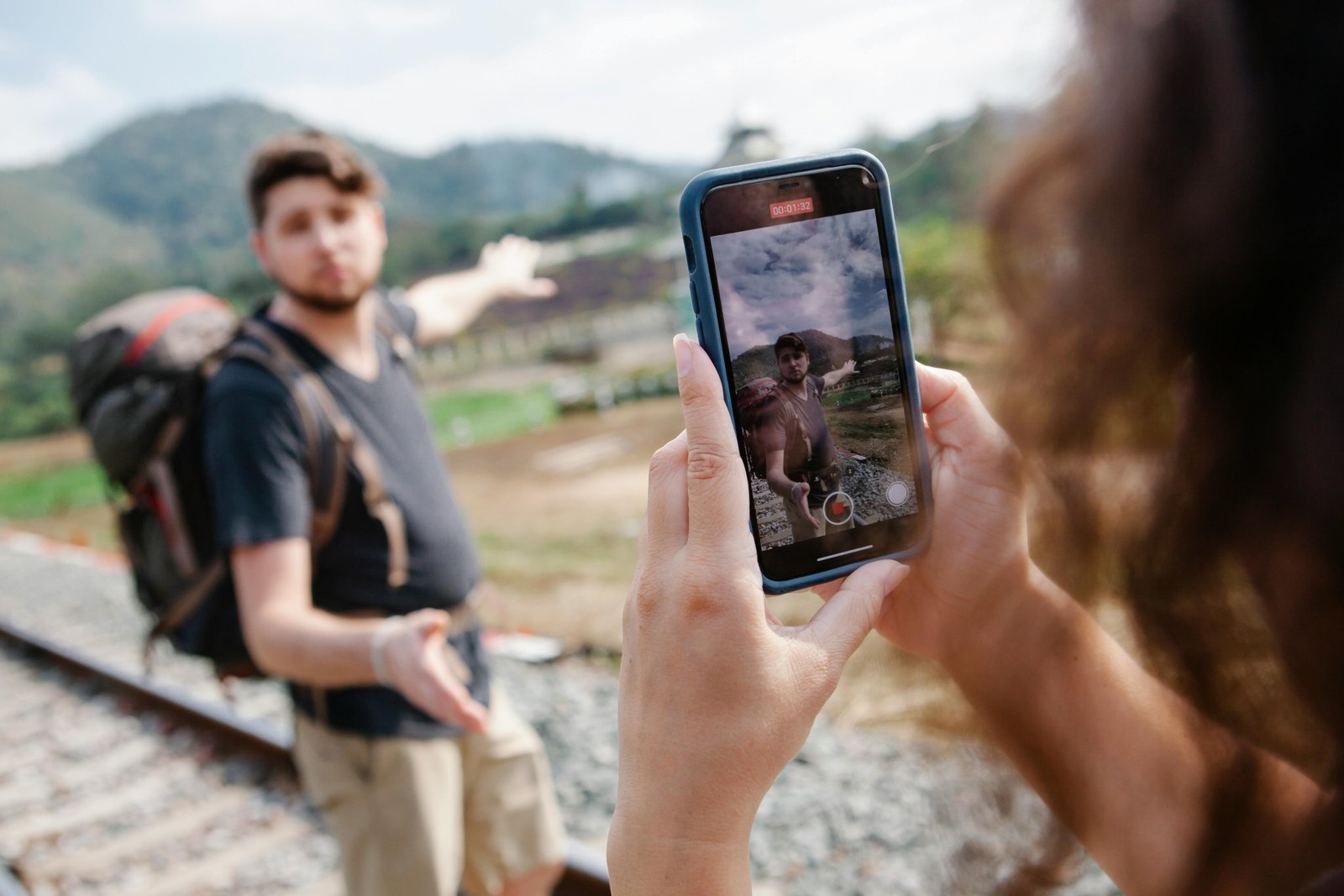 Travel influencer sharing authentic travel stories with captivating photos from unique destinations