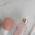 Compact travel skincare products including bottles and creams arranged with travel accessories for easy and convenient skincare on the go