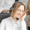 Travel agent providing personalized vacation planning and expert travel advice to customer