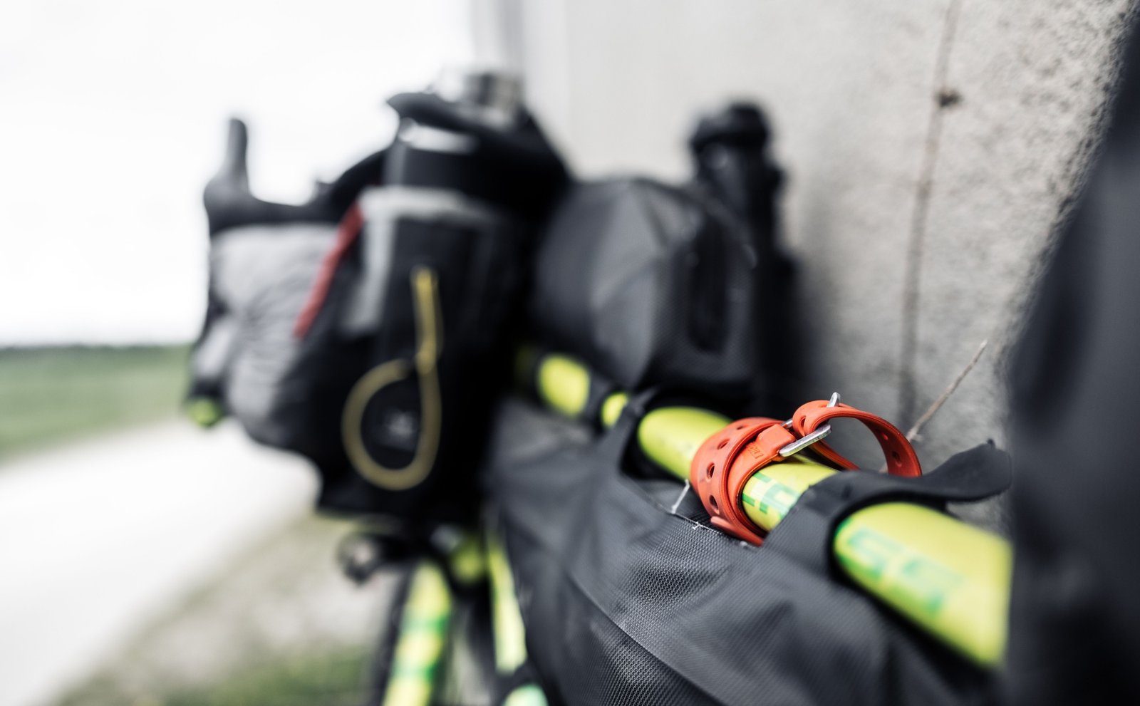 Mountain bike packed securely in a durable travel bag for safe and convenient adventure transportation
