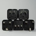 Travel plug adapters compatible with Portugal Type C and F sockets for safe and convenient charging