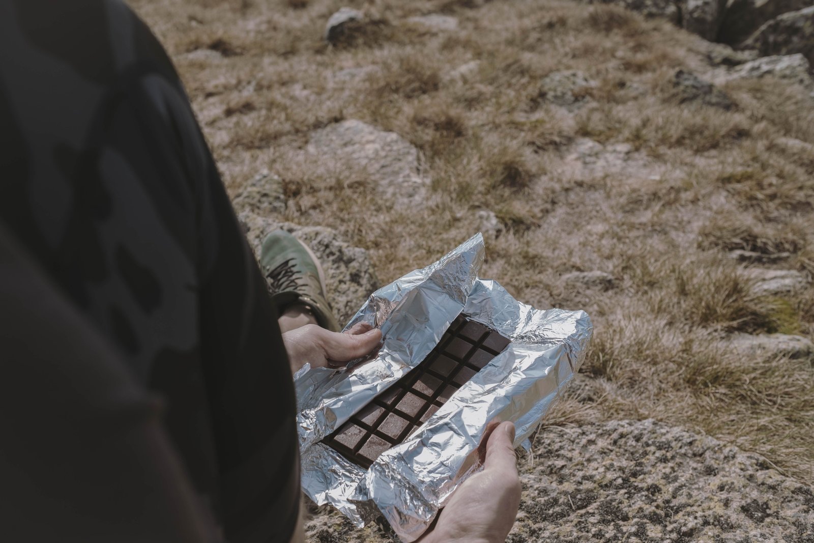 Portable travel snack bars in hiking backpack ready for outdoor adventure and sustained energy