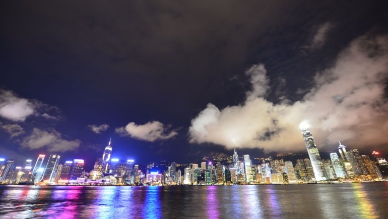 Vibrant Hong Kong cityscape with famous landmarks illustrating exciting travel and local tourism
