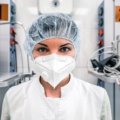 ICU travel nurse providing critical care in hospital intensive care unit