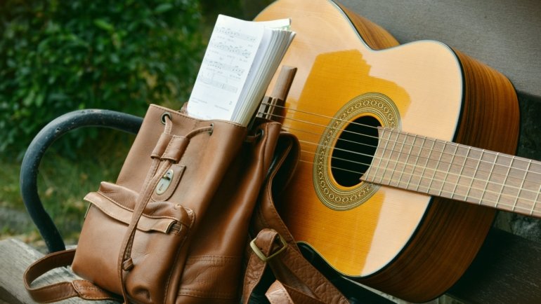 Taylor travel guitar lightweight and portable for musicians on the go