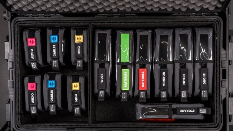 Lightweight EPP foam travel case protecting fragile camera equipment with shock absorption and portability