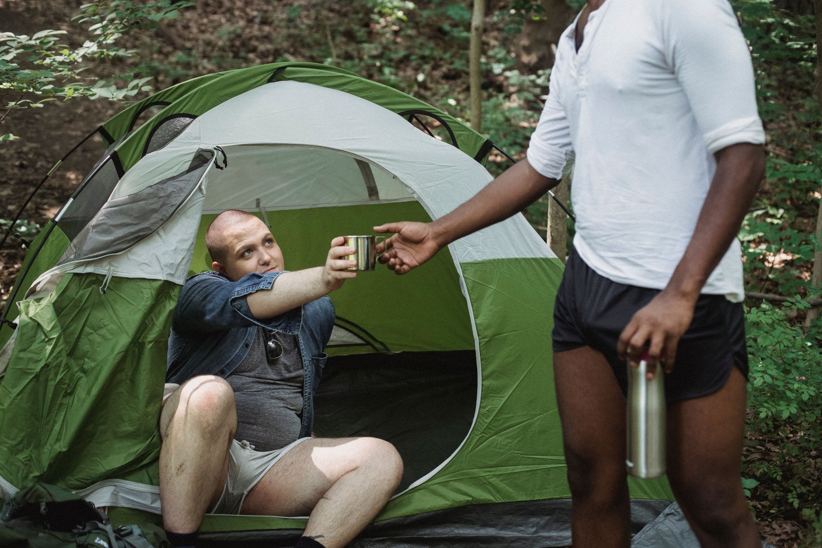 Portable travel urinal bag demonstrating convenience and hygiene for travelers during outdoor adventures or long journeys