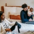 Lightweight folding travel bassinet for babies, showing portability and comfort for safe sleep on the go