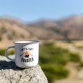 Snoopy travel mug with vibrant design and insulated stainless steel, perfect for keeping drinks hot or cold on the go