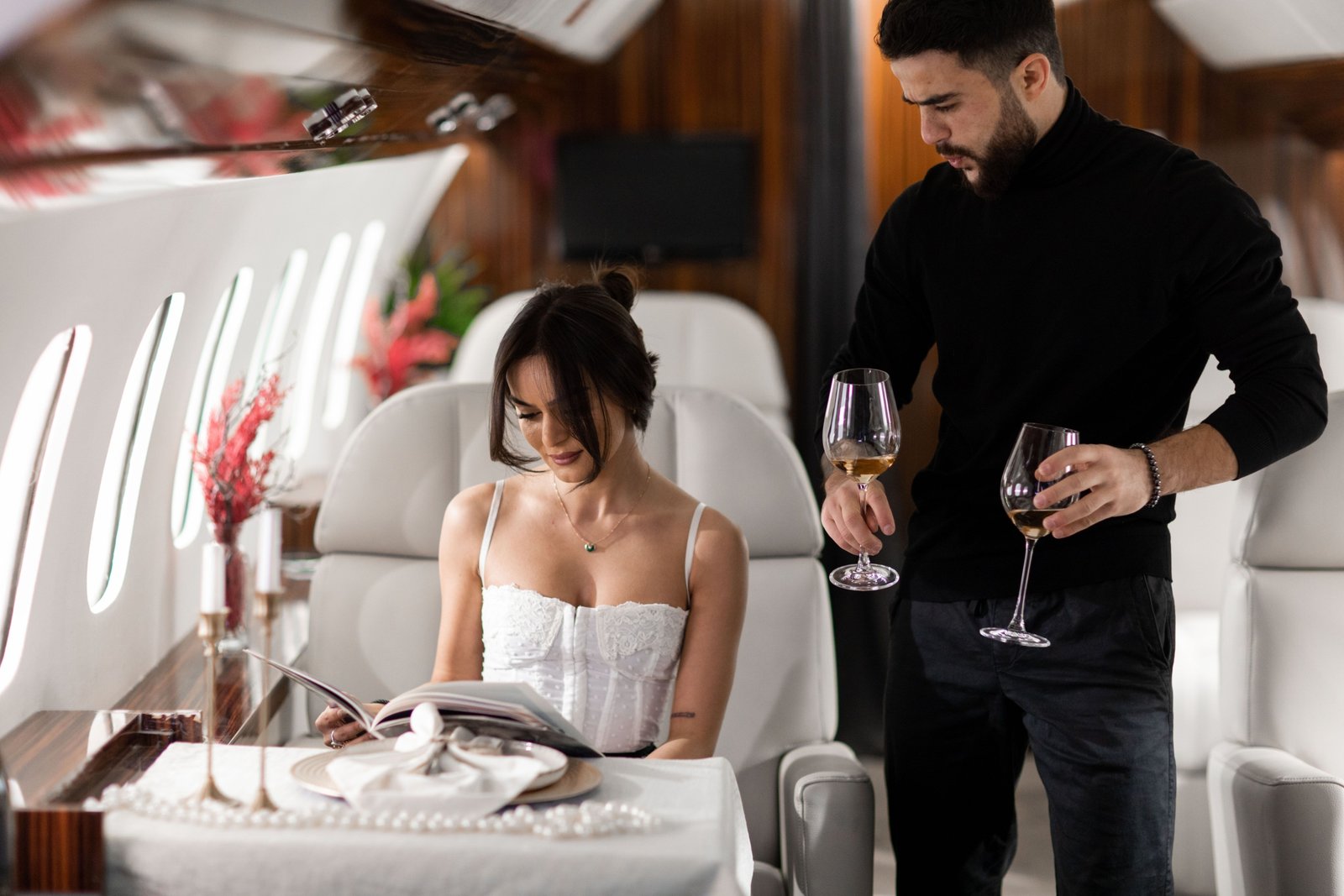 luxury traveler enjoying exclusive travel experience with premium hotel and flight benefits