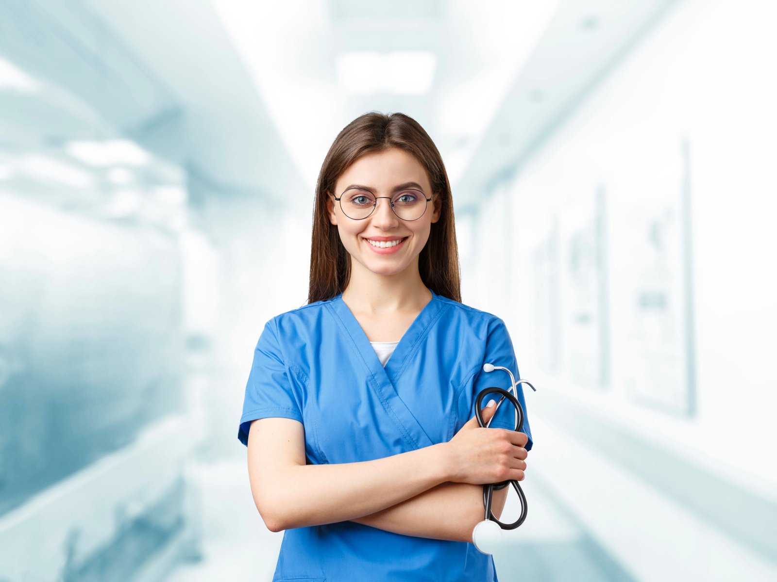 Travel nurse providing care in a Minnesota hospital, representing healthcare opportunities and professional growth