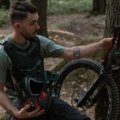 Bike protected with a durable travel cover for safe transport and protection against weather and damage