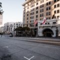 Luxury hotel in San Francisco with city skyline view, perfect for travelers seeking exclusive and comfortable accommodations