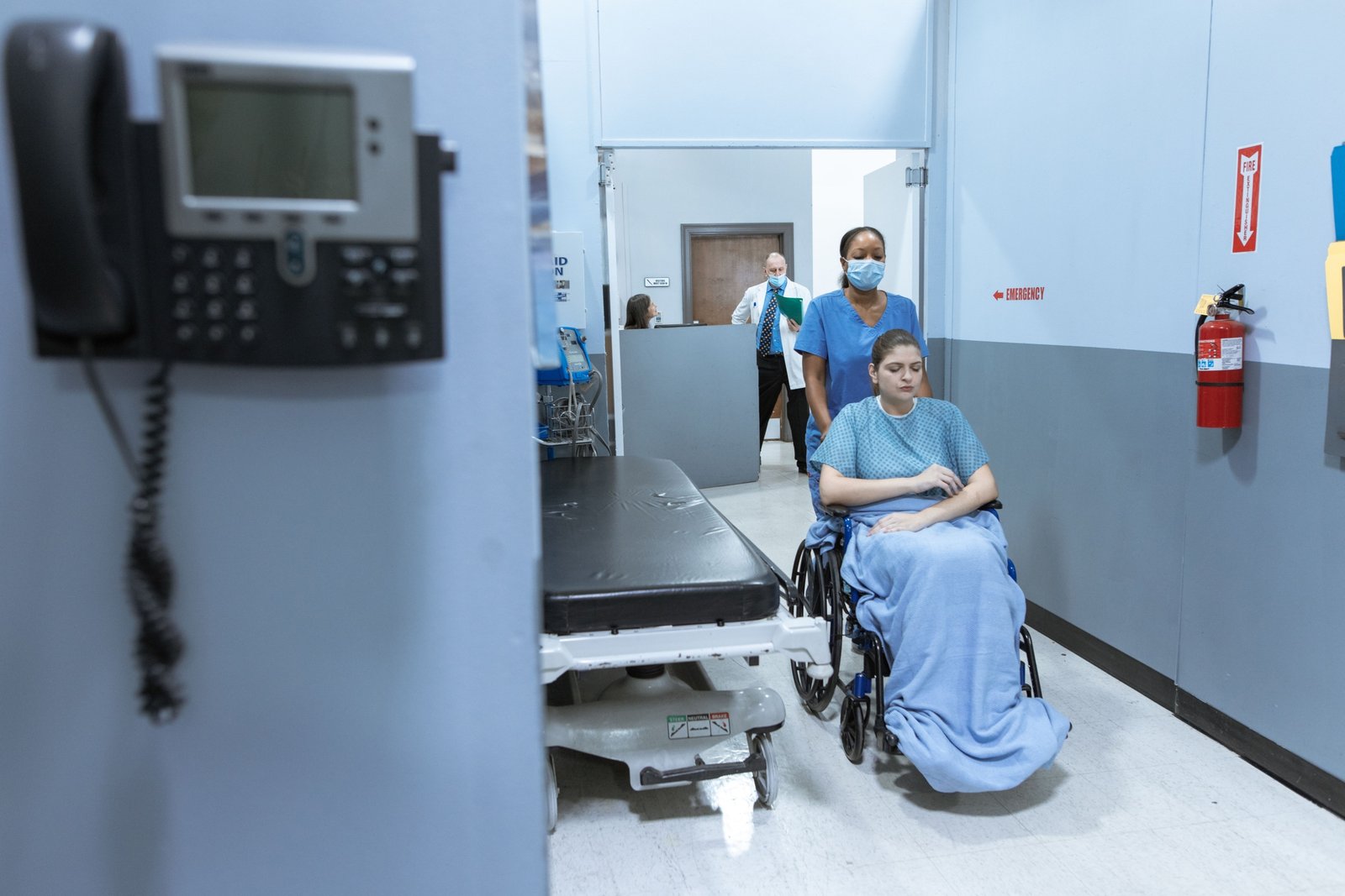 Travel certified nursing assistant providing patient care in a Georgia healthcare facility, representing flexible travel CNA jobs